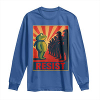 Frog Resist Long Sleeve Shirt Free Portland Oregon Poster Graphic Freedom Fighters - Wonder Print Shop