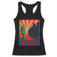 Frog Resist Racerback Tank Top Free Portland Oregon Poster Graphic Freedom Fighters - Wonder Print Shop