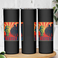 Frog Resist Skinny Tumbler Free Portland Oregon Poster Graphic Freedom Fighters - Wonder Print Shop