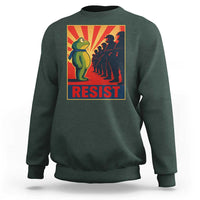 Frog Resist Sweatshirt Free Portland Oregon Poster Graphic Freedom Fighters - Wonder Print Shop