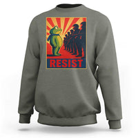 Frog Resist Sweatshirt Free Portland Oregon Poster Graphic Freedom Fighters - Wonder Print Shop