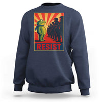 Frog Resist Sweatshirt Free Portland Oregon Poster Graphic Freedom Fighters - Wonder Print Shop