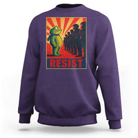 Frog Resist Sweatshirt Free Portland Oregon Poster Graphic Freedom Fighters - Wonder Print Shop