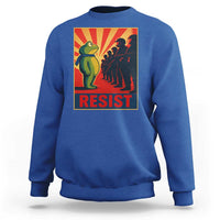Frog Resist Sweatshirt Free Portland Oregon Poster Graphic Freedom Fighters - Wonder Print Shop