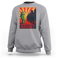 Frog Resist Sweatshirt Free Portland Oregon Poster Graphic Freedom Fighters - Wonder Print Shop