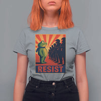 Frog Resist T Shirt For Women Free Portland Oregon Poster Graphic Freedom Fighters - Wonder Print Shop