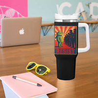 Frog Resist Tumbler With Handle Free Portland Oregon Poster Graphic Freedom Fighters - Wonder Print Shop
