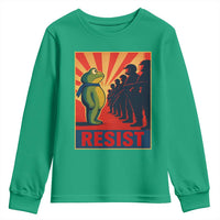 Frog Resist Youth Sweatshirt Free Portland Oregon Poster Graphic Freedom Fighters - Wonder Print Shop