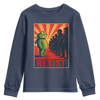 Frog Resist Youth Sweatshirt Free Portland Oregon Poster Graphic Freedom Fighters - Wonder Print Shop