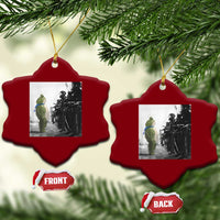 Frog Resist Ceramic Ornament Free Portland Oregon Freedom Fighters - Wonder Print Shop