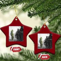 Frog Resist Ceramic Ornament Free Portland Oregon Freedom Fighters - Wonder Print Shop