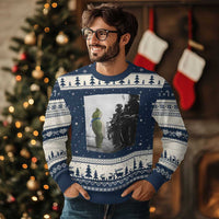 Frog Resist Ugly Christmas Sweater Free Portland Oregon Freedom Fighters - Wonder Print Shop