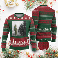 Frog Resist Ugly Christmas Sweater Free Portland Oregon Freedom Fighters - Wonder Print Shop