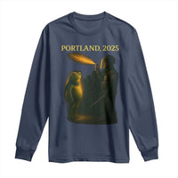 Resist Frog Political Poste Long Sleeve Shirt Free Portland Vintage Protest Graphic - Wonder Print Shop