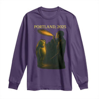 Resist Frog Political Poste Long Sleeve Shirt Free Portland Vintage Protest Graphic - Wonder Print Shop