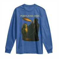 Resist Frog Political Poste Long Sleeve Shirt Free Portland Vintage Protest Graphic - Wonder Print Shop