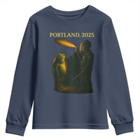 Resist Frog Political Poste Youth Sweatshirt Free Portland Vintage Protest Graphic - Wonder Print Shop