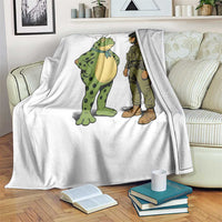 Funny Frog Bruh Resist Meme Throw Blanket Free Portland Oregon Political Satire - Wonder Print Shop