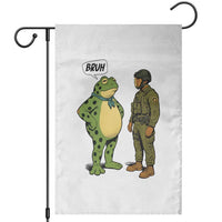 Funny Frog Bruh Resist Meme Garden Flag Free Portland Oregon Political Satire - Wonder Print Shop