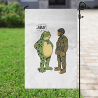 Funny Frog Bruh Resist Meme Garden Flag Free Portland Oregon Political Satire - Wonder Print Shop