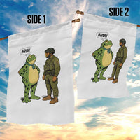 Funny Frog Bruh Resist Meme Garden Flag Free Portland Oregon Political Satire - Wonder Print Shop