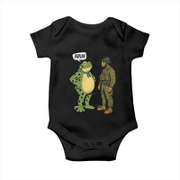 Funny Frog Bruh Resist Meme Baby Onesie Free Portland Oregon Political Satire - Wonder Print Shop