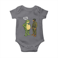 Funny Frog Bruh Resist Meme Baby Onesie Free Portland Oregon Political Satire - Wonder Print Shop