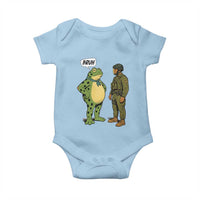 Funny Frog Bruh Resist Meme Baby Onesie Free Portland Oregon Political Satire - Wonder Print Shop