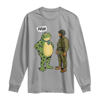 Funny Frog Bruh Resist Meme Long Sleeve Shirt Free Portland Oregon Political Satire - Wonder Print Shop