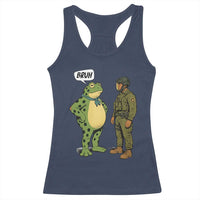 Funny Frog Bruh Resist Meme Racerback Tank Top Free Portland Oregon Political Satire - Wonder Print Shop