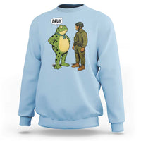Funny Frog Bruh Resist Meme Sweatshirt Free Portland Oregon Political Satire - Wonder Print Shop