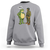 Funny Frog Bruh Resist Meme Sweatshirt Free Portland Oregon Political Satire - Wonder Print Shop