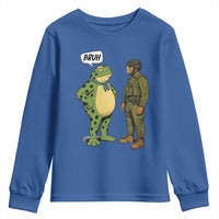 Funny Frog Bruh Resist Meme Youth Sweatshirt Free Portland Oregon Political Satire - Wonder Print Shop
