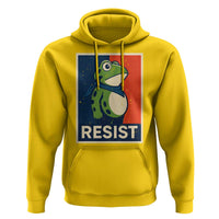 Portland 2025 Protest Hoodie Frog Resist Against Pepper Spray - Wonder Print Shop