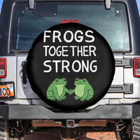 Frogs Together Strong Spare Tire Cover Free Portland Oregon Unity Meme - Wonder Print Shop