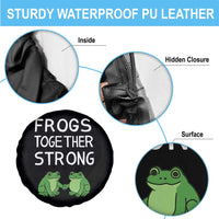 Frogs Together Strong Spare Tire Cover Free Portland Oregon Unity Meme - Wonder Print Shop