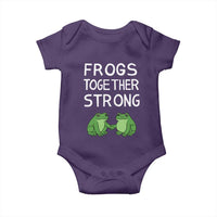 Frogs Together Strong Baby Onesie Free Portland Oregon Unity Meme - Wonder Print Shop
