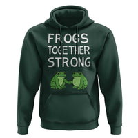 Frogs Together Strong Hoodie Free Portland Oregon Unity Meme - Wonder Print Shop