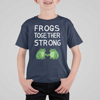 Frogs Together Strong T Shirt For Kid Free Portland Oregon Unity Meme - Wonder Print Shop