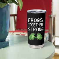 Frogs Together Strong Tumbler Cup Free Portland Oregon Unity Meme - Wonder Print Shop