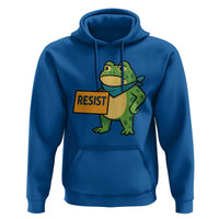 Retro Frog Resist Hoodie Free Portland Oregon Funny Cartoon Graphic - Wonder Print Shop
