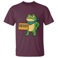 Retro Frog Resist T Shirt Free Portland Oregon Funny Cartoon Graphic - Wonder Print Shop