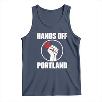 Hands Off Portland Tank Top Rose Fist Oregon Freedom Fighter - Wonder Print Shop