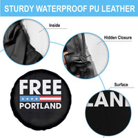 Free Portland Patriotic Spare Tire Cover Bold Political Statement American Flag - Wonder Print Shop
