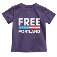 Free Portland Patriotic Toddler T Shirt Bold Political Statement American Flag - Wonder Print Shop