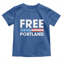 Free Portland Patriotic Toddler T Shirt Bold Political Statement American Flag - Wonder Print Shop