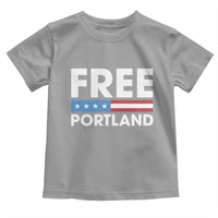 Free Portland Patriotic Toddler T Shirt Bold Political Statement American Flag - Wonder Print Shop