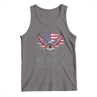 America Land of No Kings Tank Top Because of the Brave We The People Patriotic Eagle - Wonder Print Shop