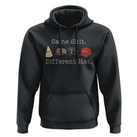 Same Shit Different Hat Hoodie - Wonder Print Shop