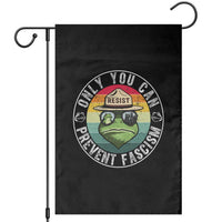 Only You Can Prevent Fascism Frog Resist Protest Garden Flag Free Portland Oregon Freedom Retro - Wonder Print Shop